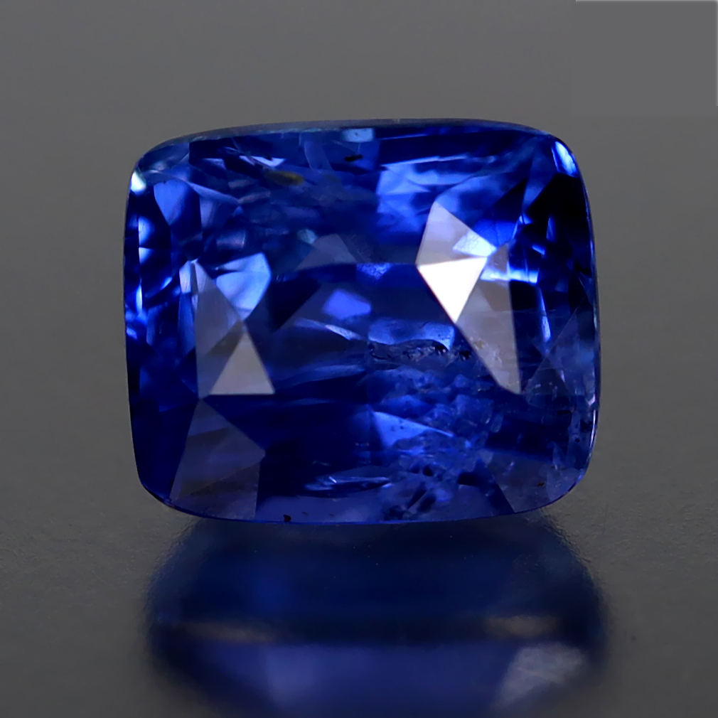 GIA 1.33ct. Cushion Cut Cornflower Blue Sapphire Unheated Sri Lanka /Ceylon